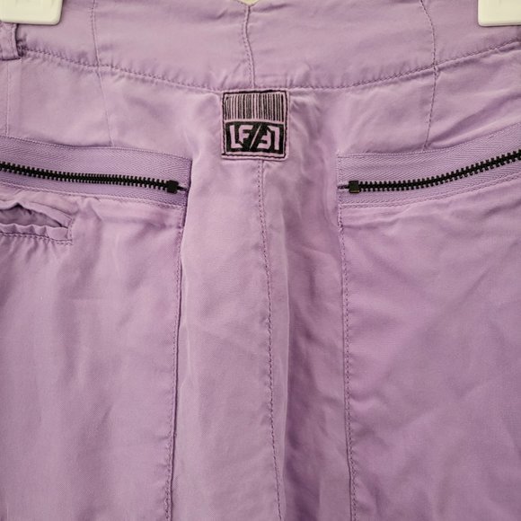LF The Brand Women's High Rise Cargo Pants in Lavender - Picture 8 of 10